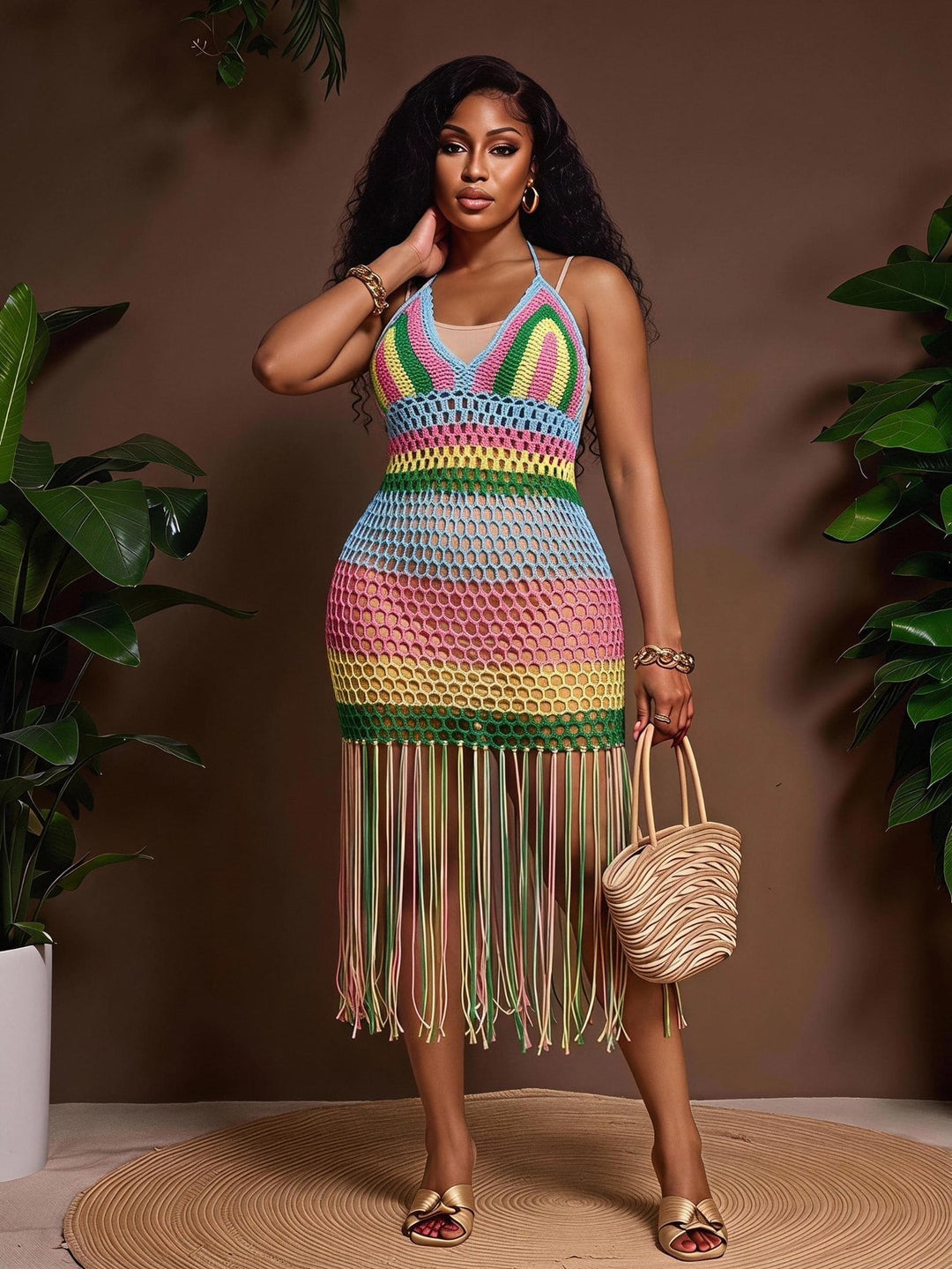 Rochie SHEIN, mix culori