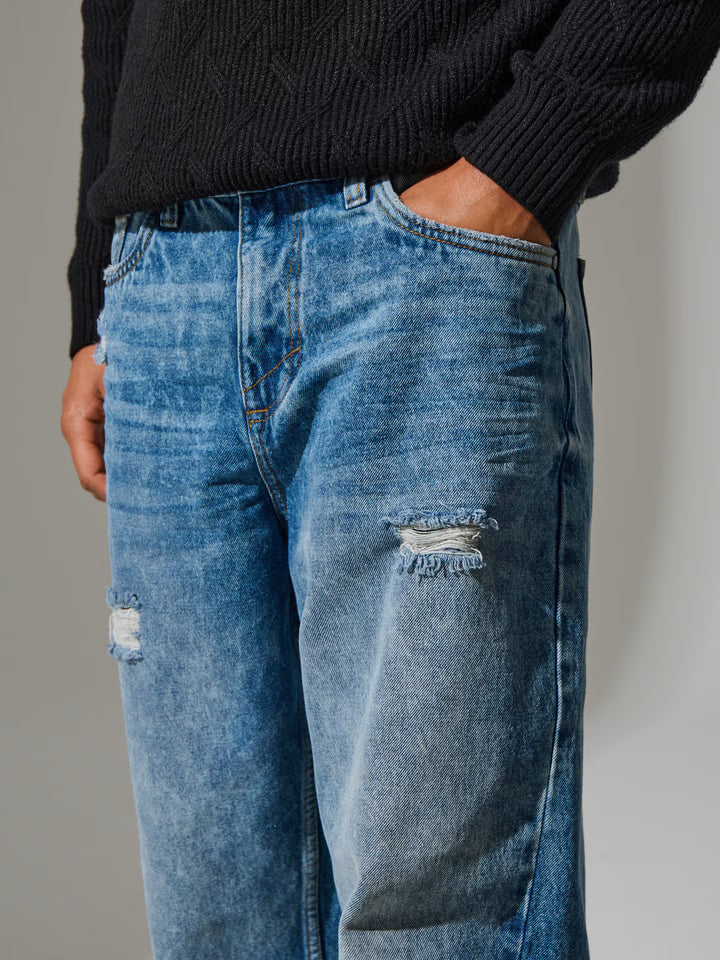 Jeans SINSAY, albastru