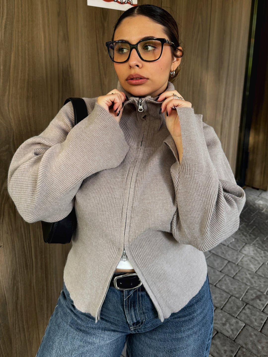 Cardigan SHEIN, bej