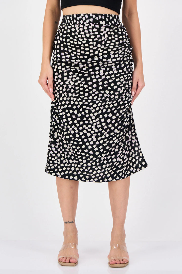 Fustă midi Vero Moda, negru