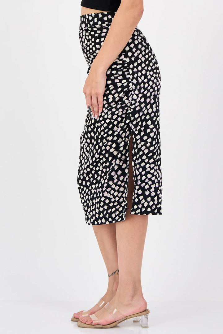 Fustă midi Vero Moda, negru