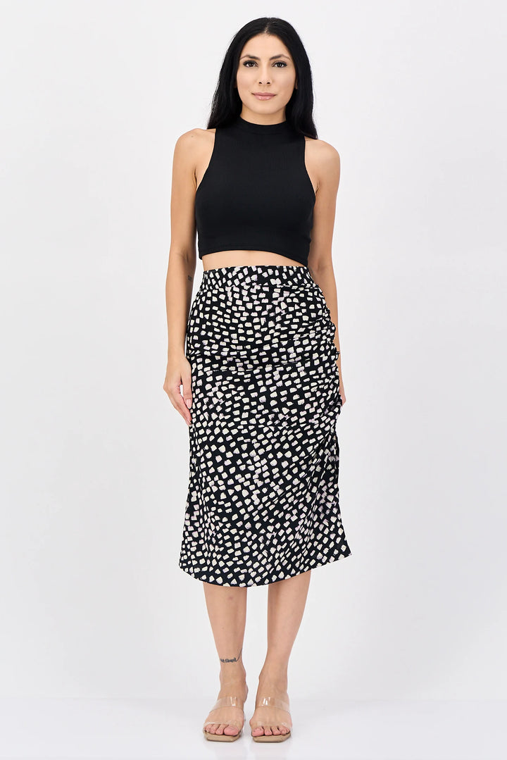 Fustă midi Vero Moda, negru