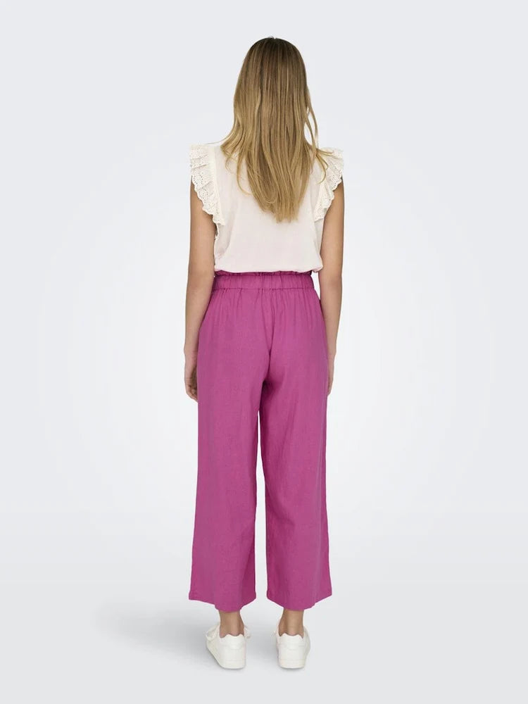 Pantaloni ONLY, roz