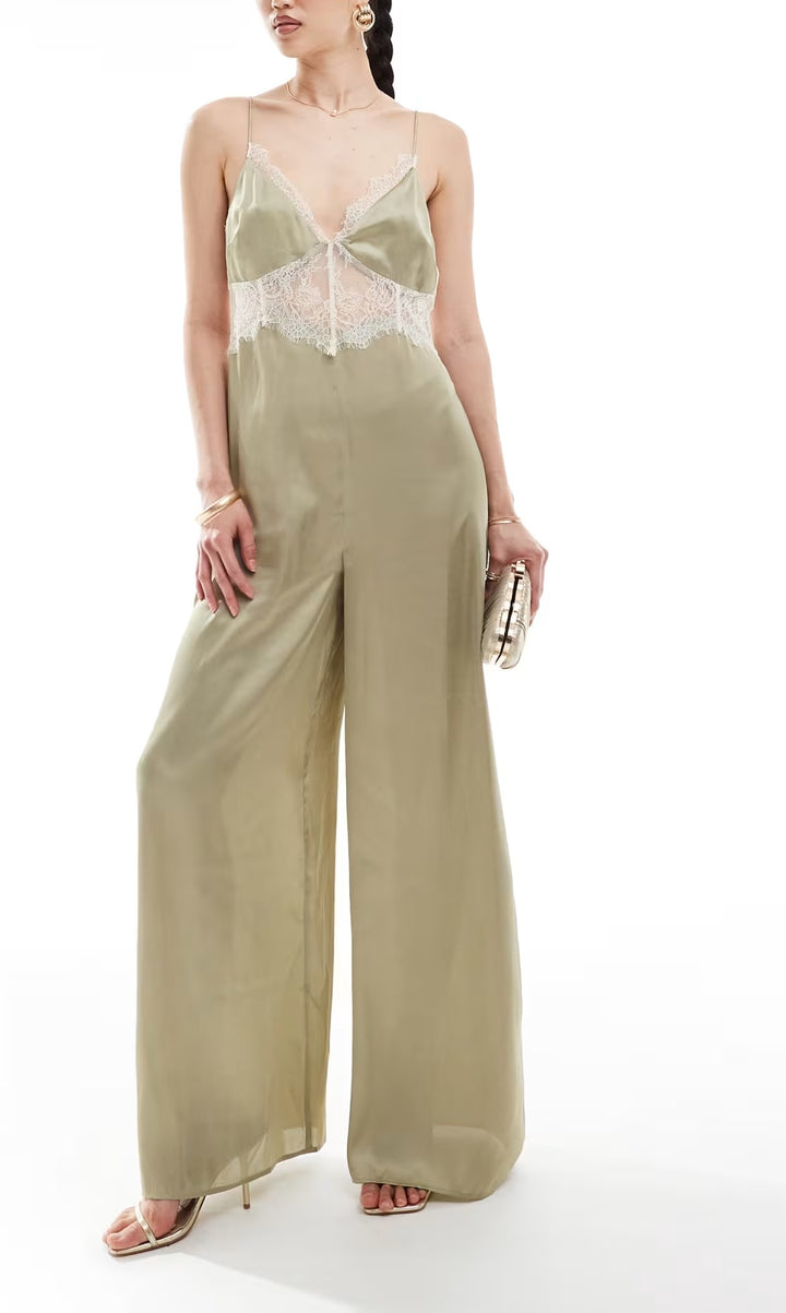 Salopetă ASOS, verde