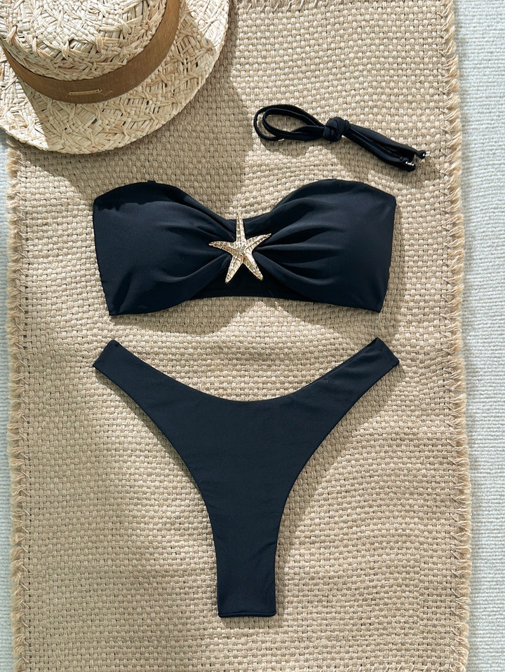 Set bikini SHEIN, negru