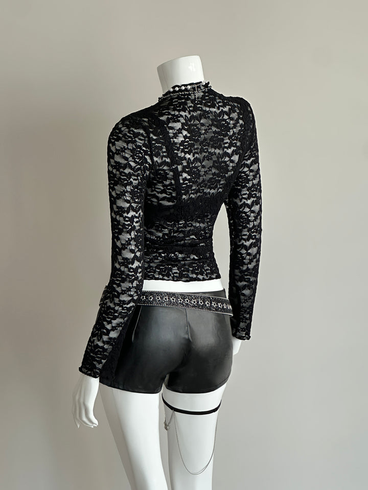 Top SHEIN, negru
