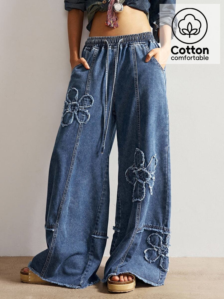 Pantaloni SHEIN, albastru