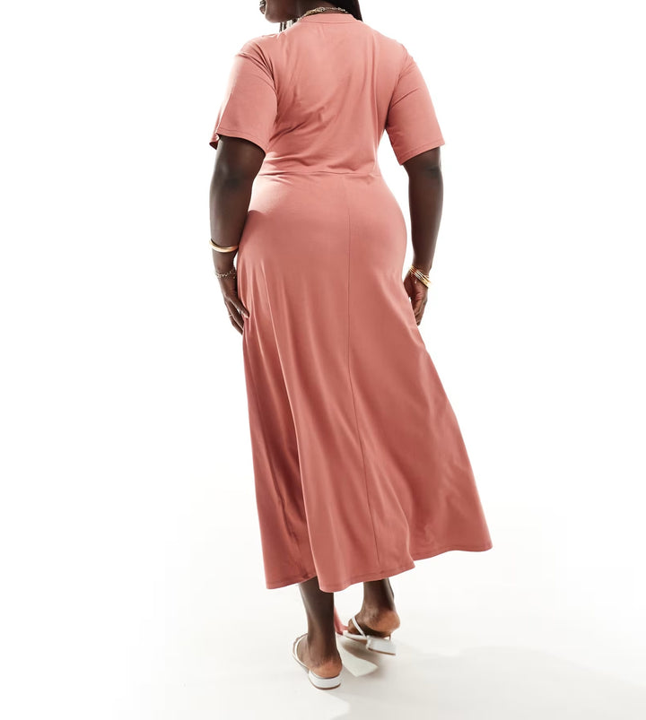 Rochie maxi Asos, roz