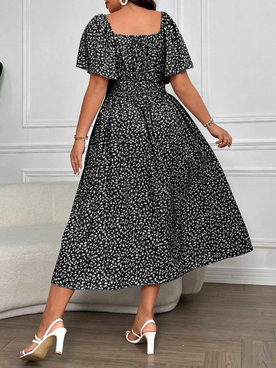 Rochie maxi SHEIN, mix culori