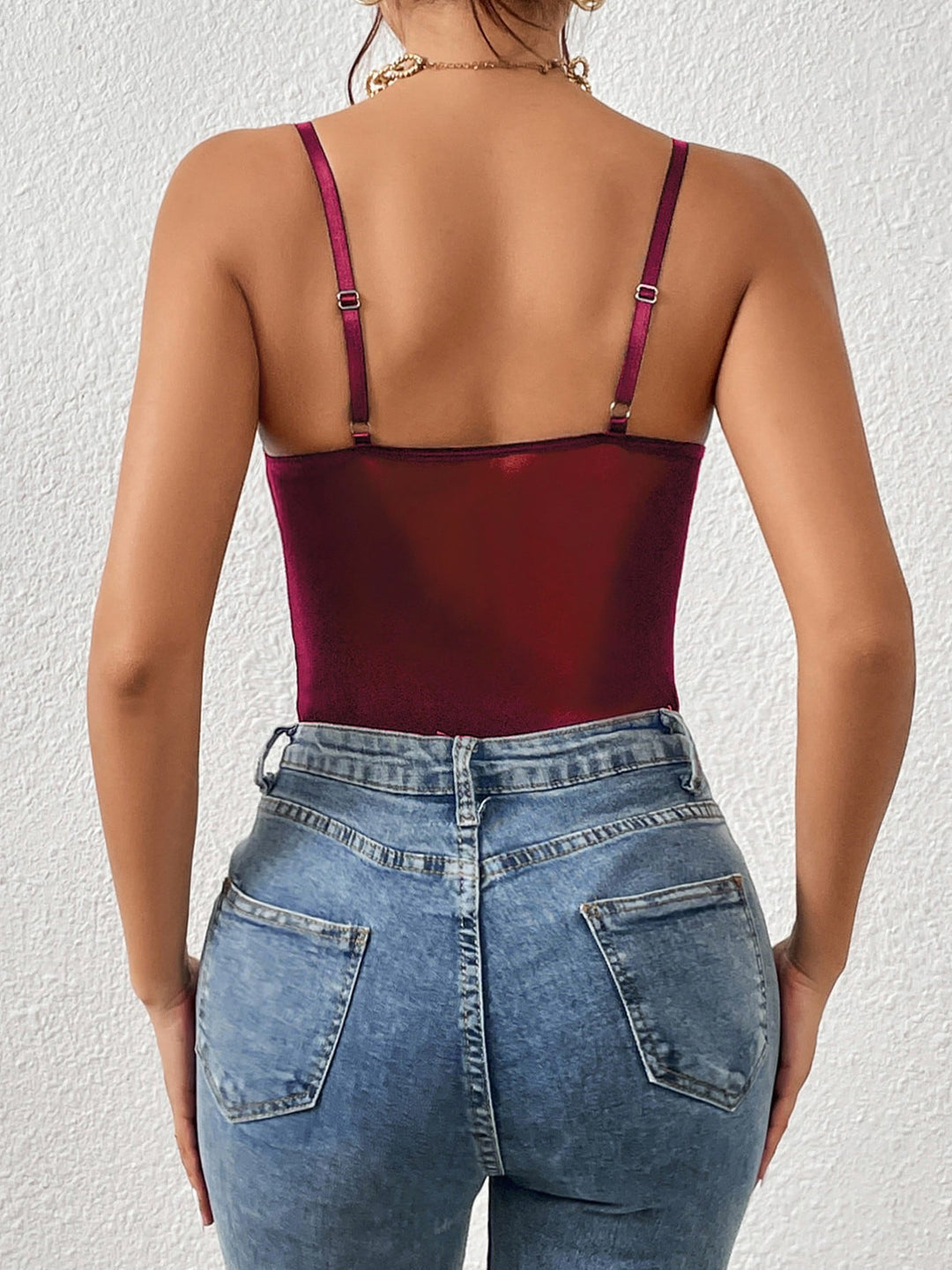 Body SHEIN, vișiniu