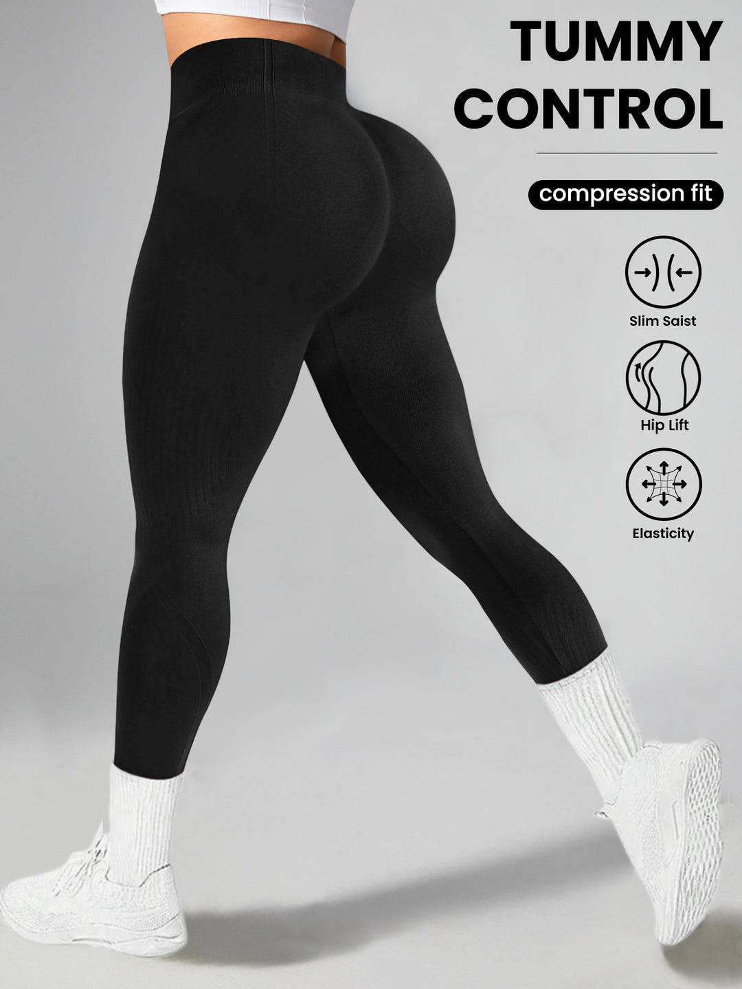 Colanti SHEIN, negru