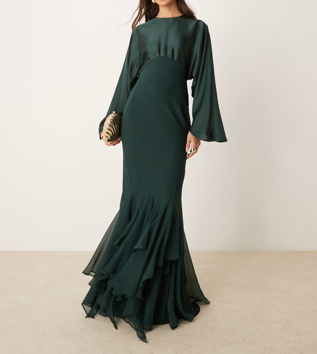 Rochie maxi Asos, verde