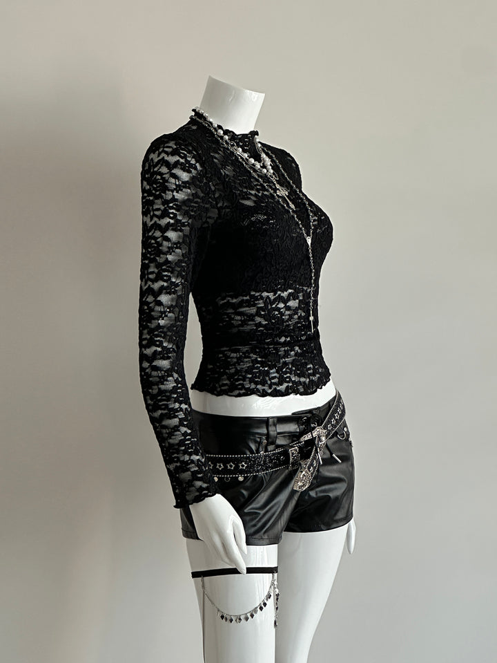 Top SHEIN, negru