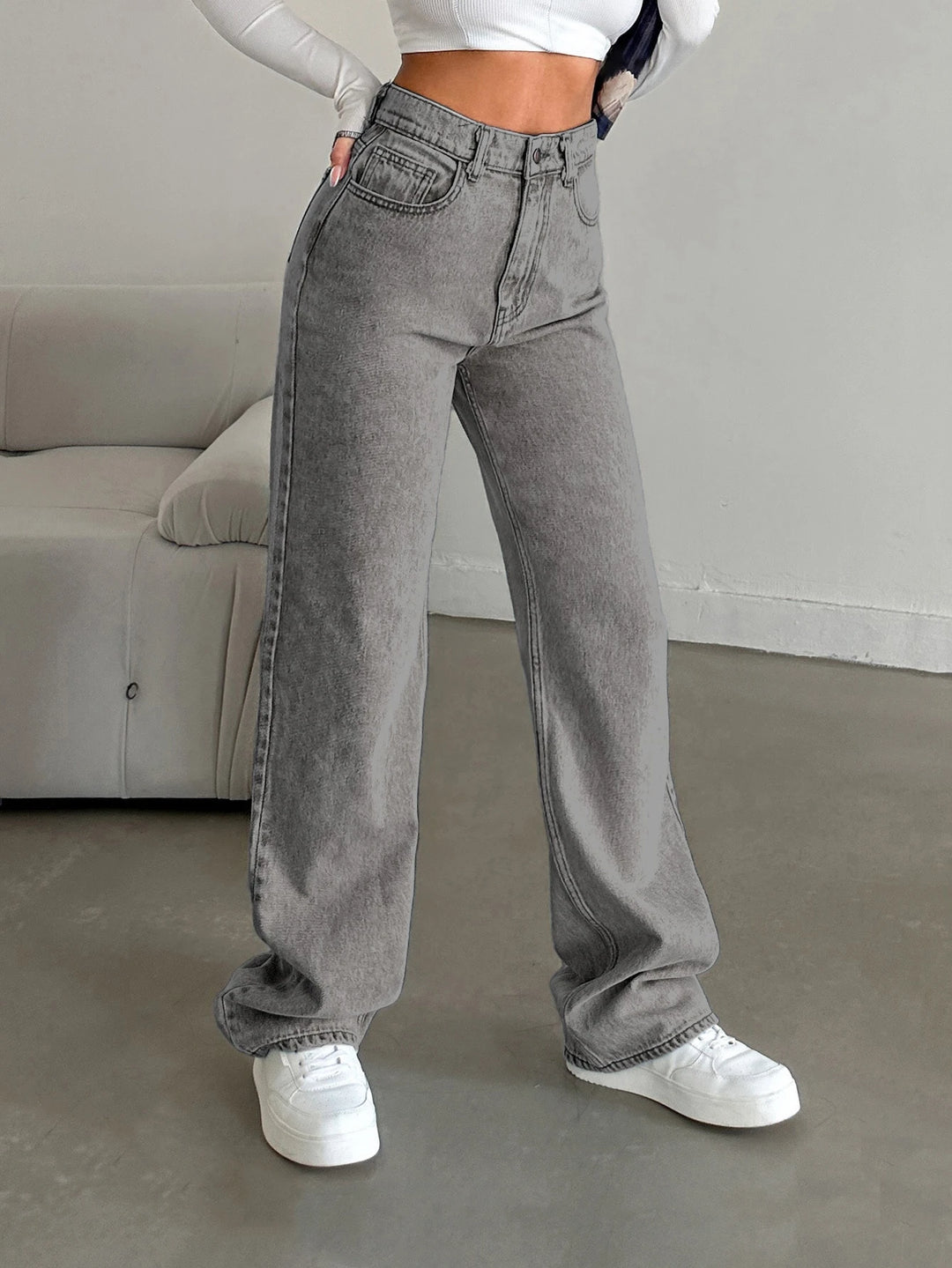 Jeans SHEIN, gri