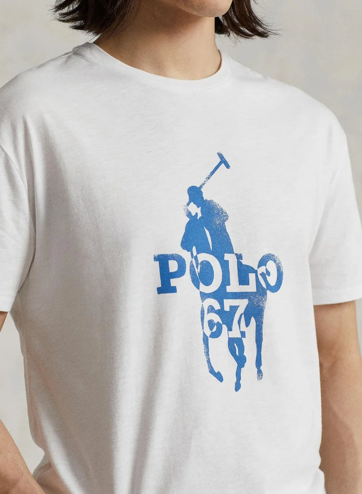 Tricou Polo Ralph Lauren, alb