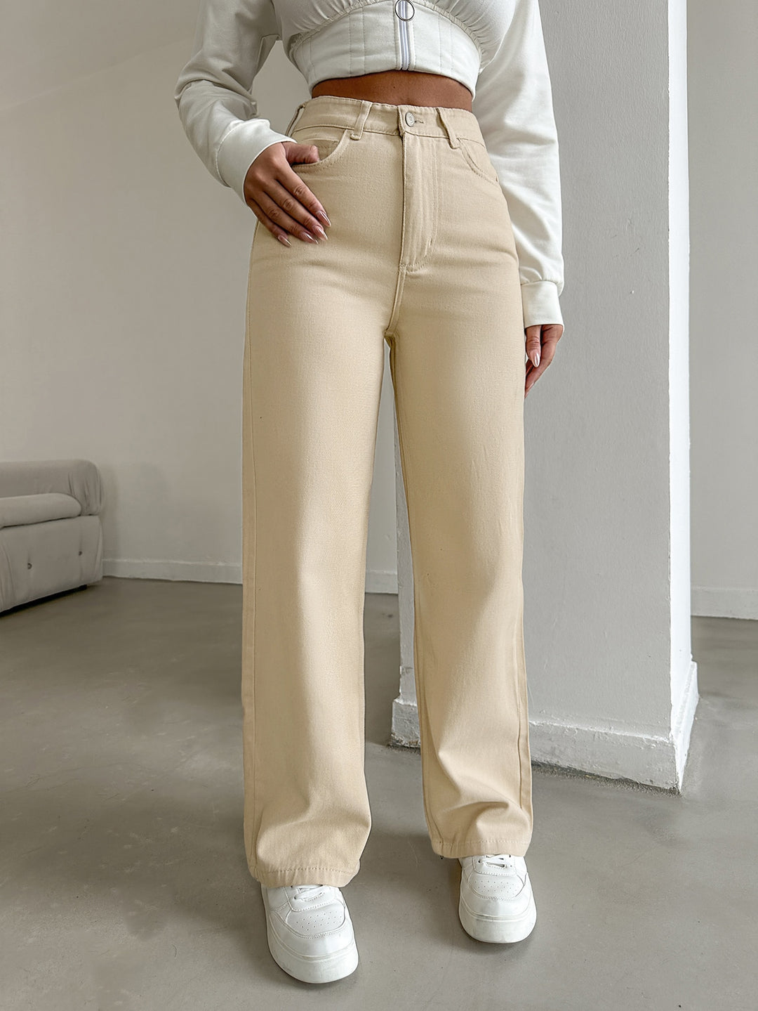 Jeans SHEIN, bej