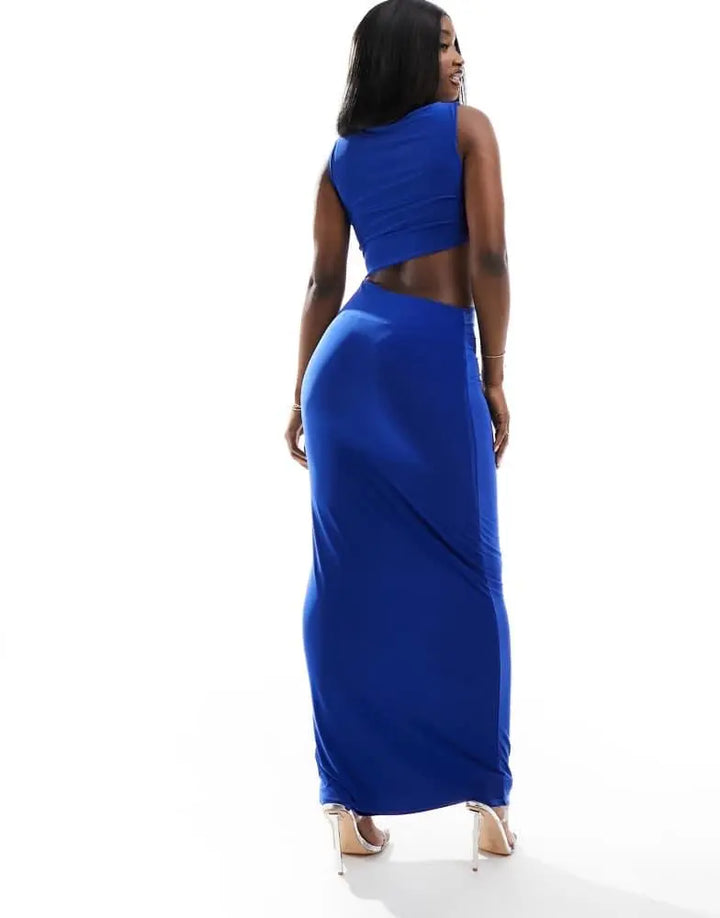 Rochie maxi ASOS, albastru