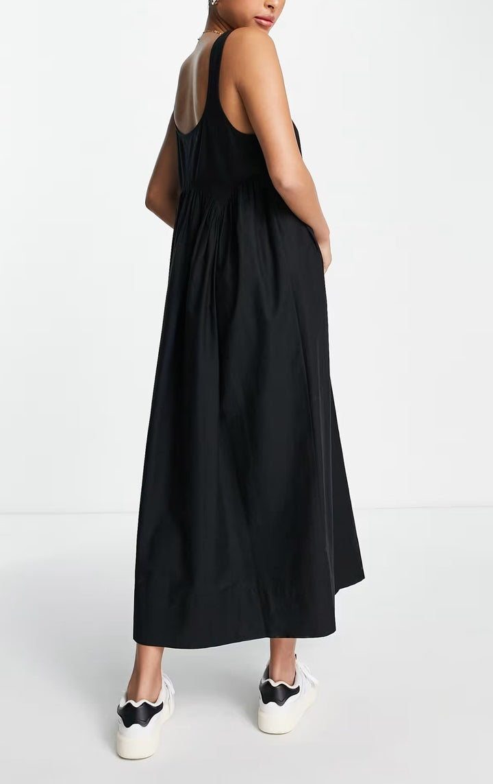 Rochie midi ASOS, negru