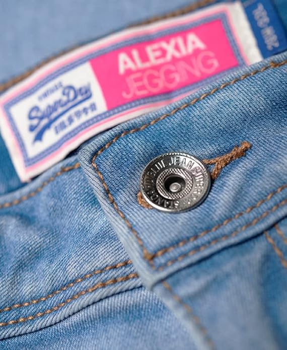 Jeans SuperDry, albastru