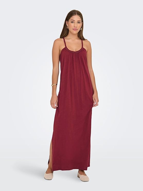 Rochie maxi ONLY, roșu