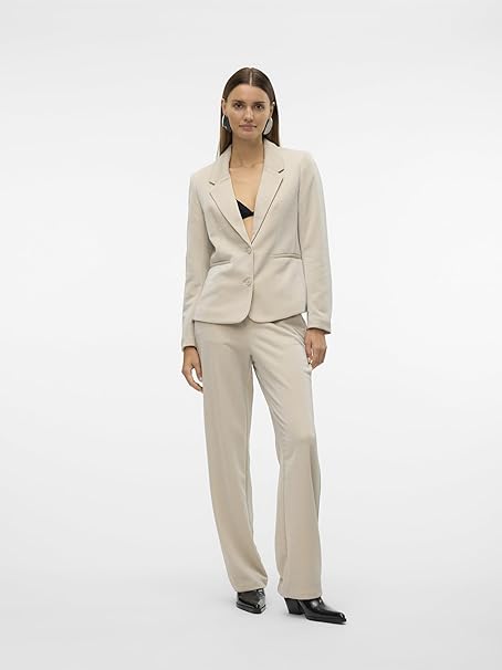 VERO MODA nadrág, krém