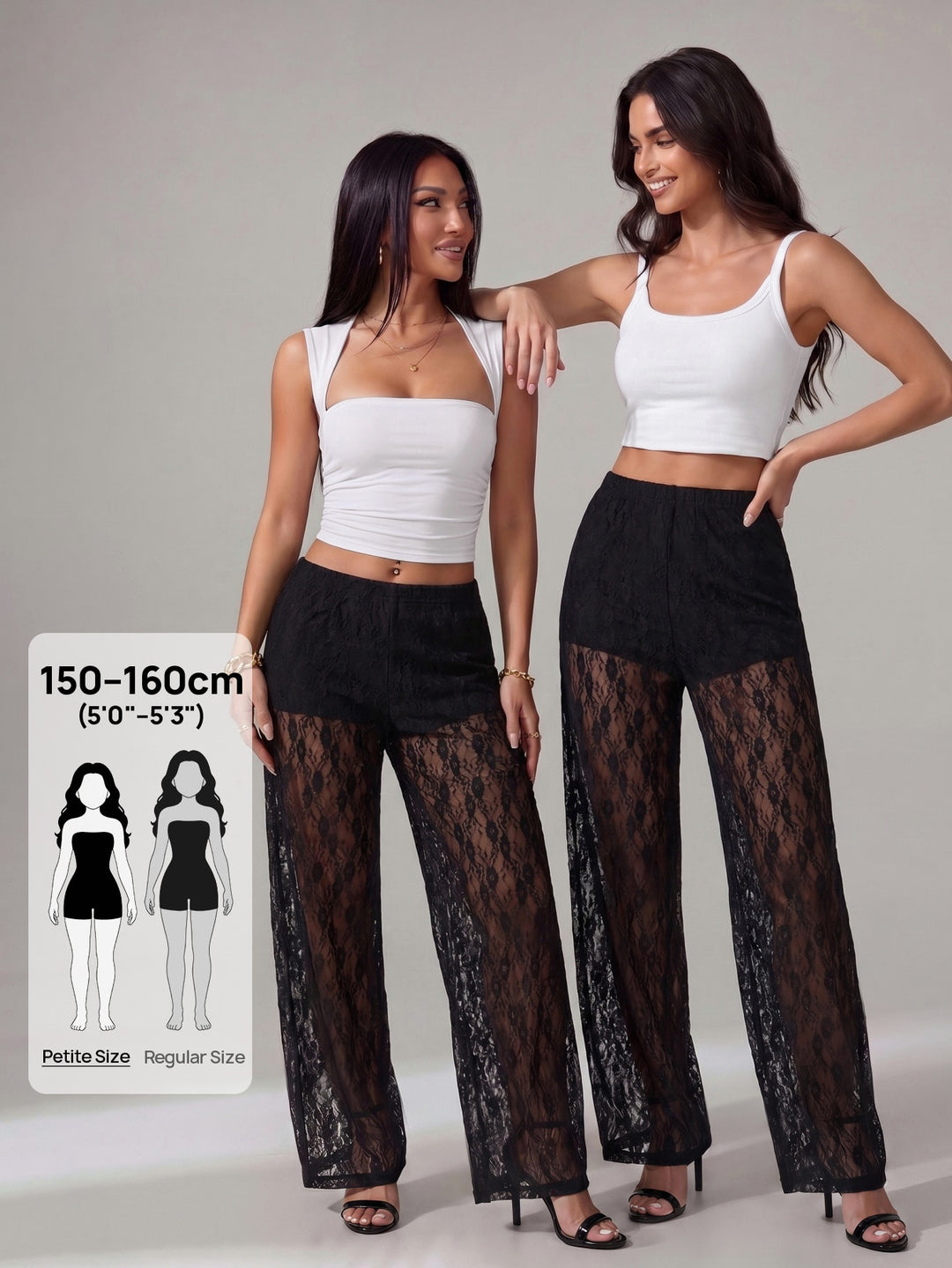 Pantaloni SHEIN, negru