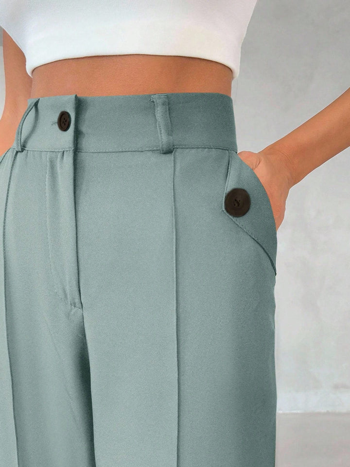 Pantaloni SHEIN, turcoaz