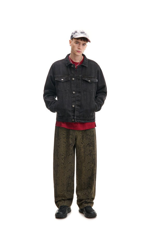 Jachetă de blugi CROPP, negru
