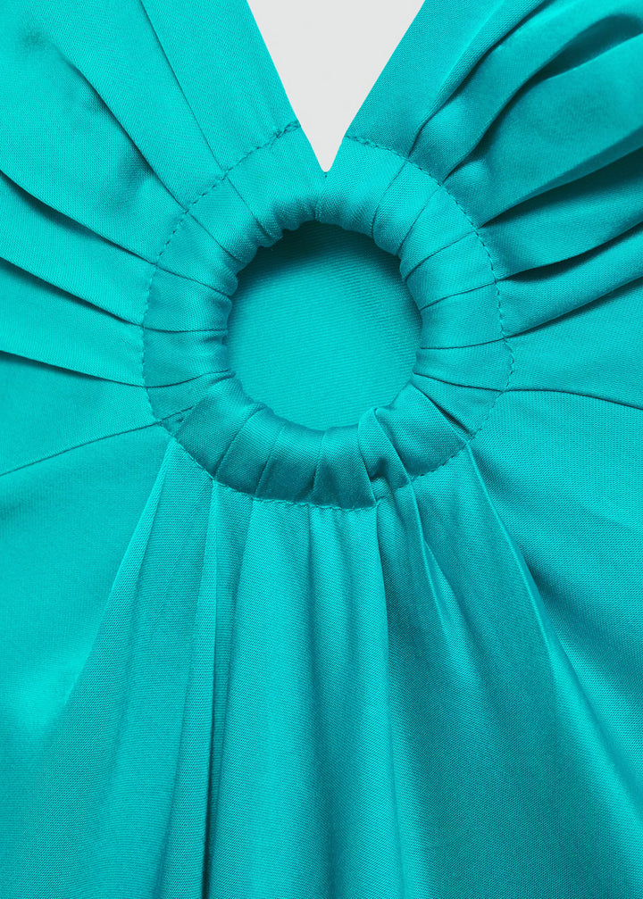 Rochie maxi MANGO, turcoaz