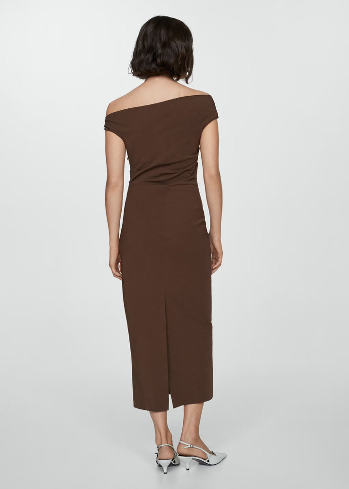 Rochie maxi MANGO, maro