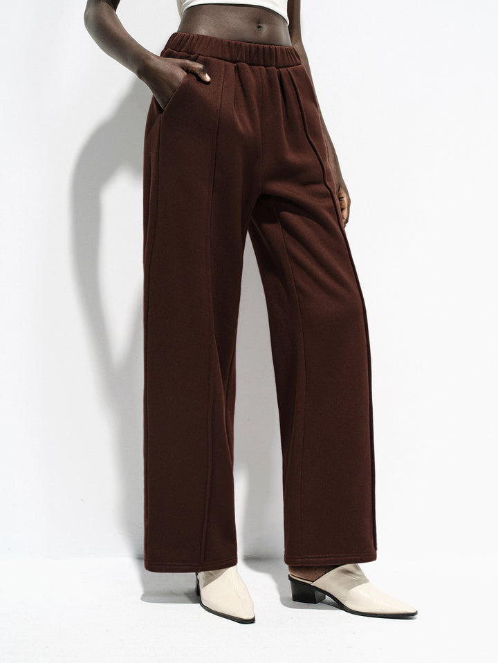 Pantaloni SHEIN, maro