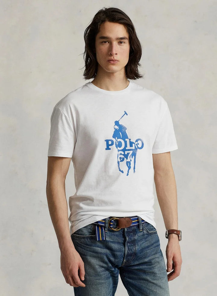 Tricou Polo Ralph Lauren, alb