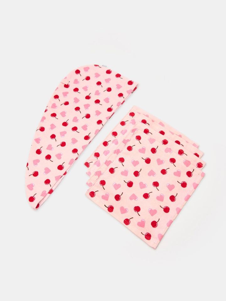 Set prosoape de baie SINSAY, roz