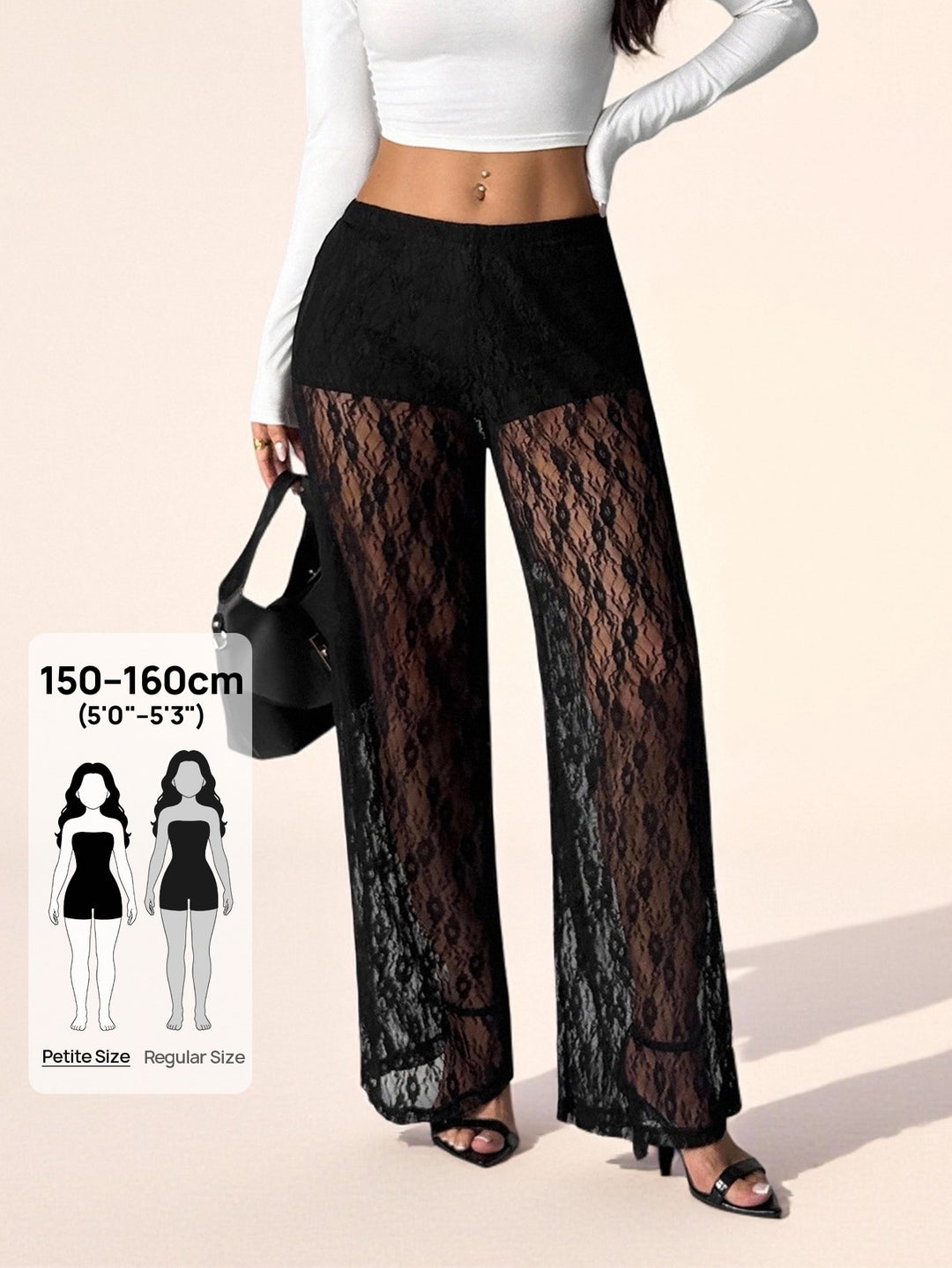 Pantaloni SHEIN, negru