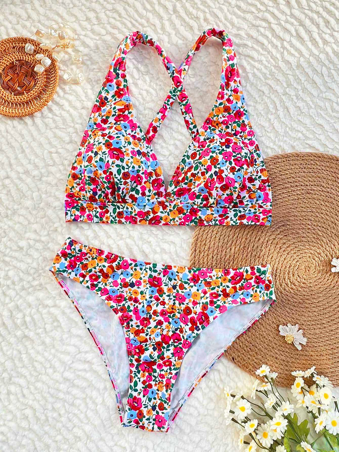 Set bikini SHEIN, mix culori