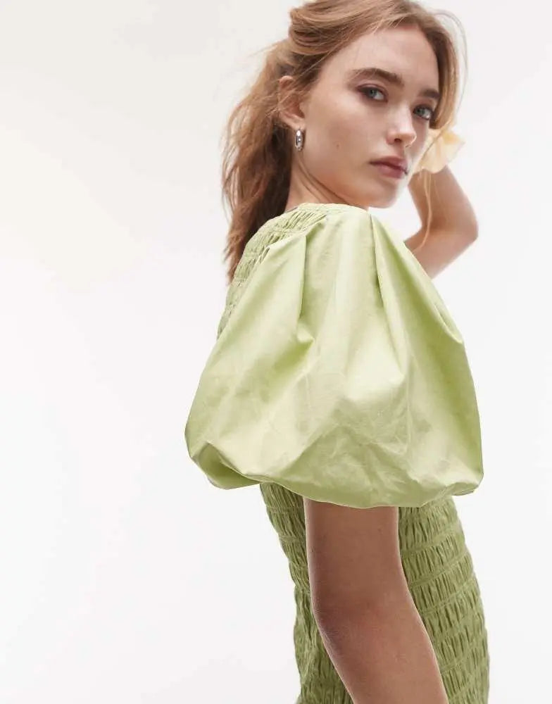 Rochie maxi ASOS, verde