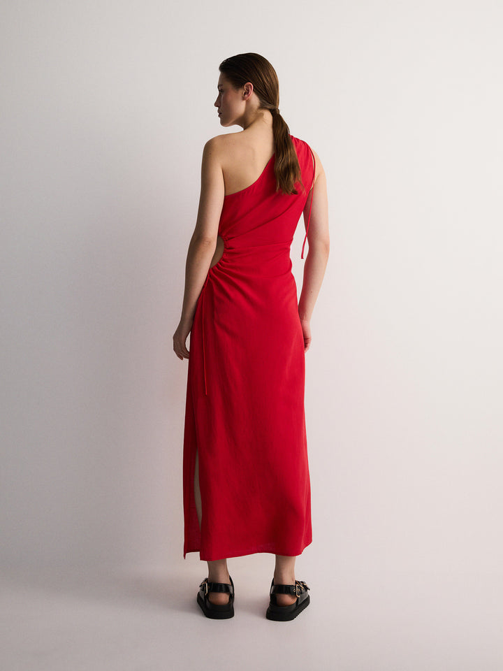 Rochie midi RESERVED, roșu