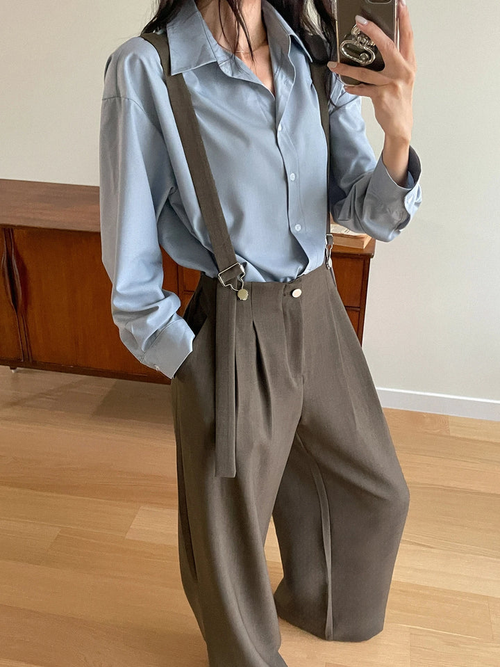 Pantaloni SHEIN, maro