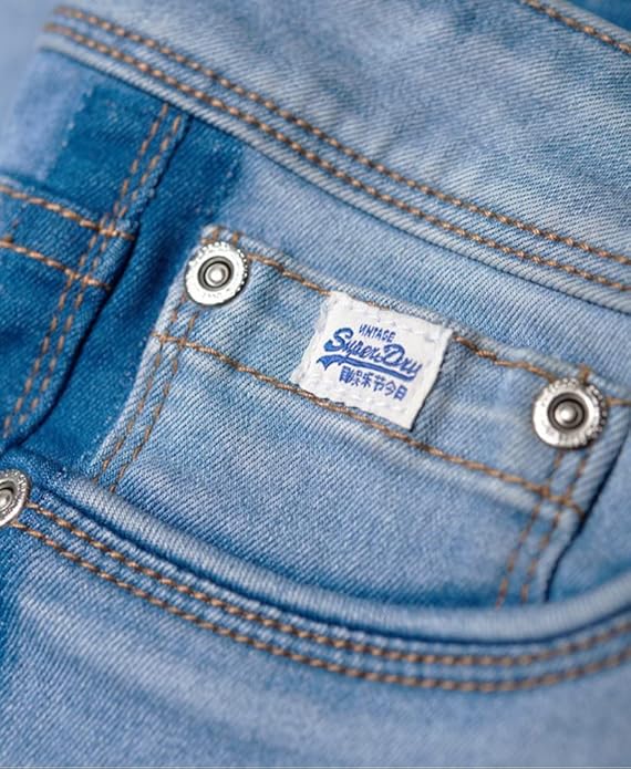 Jeans SuperDry, albastru