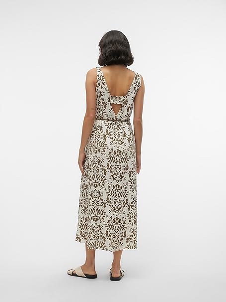 VERO MODA midi ruha, vegyes színek