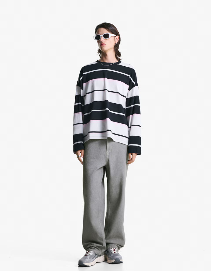 Jeans BERSHKA, gri