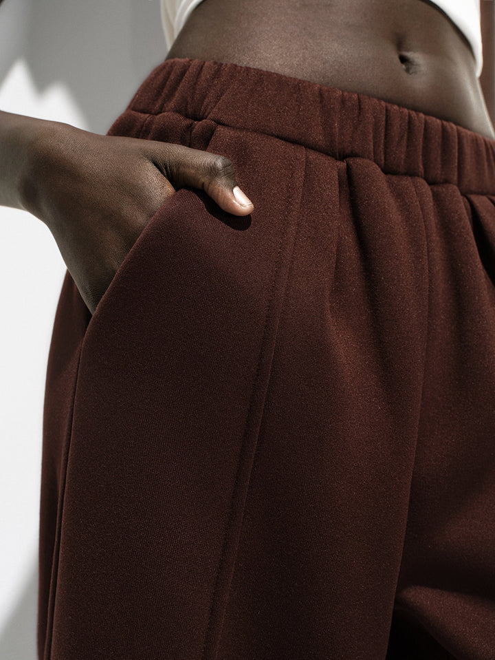 Pantaloni SHEIN, maro