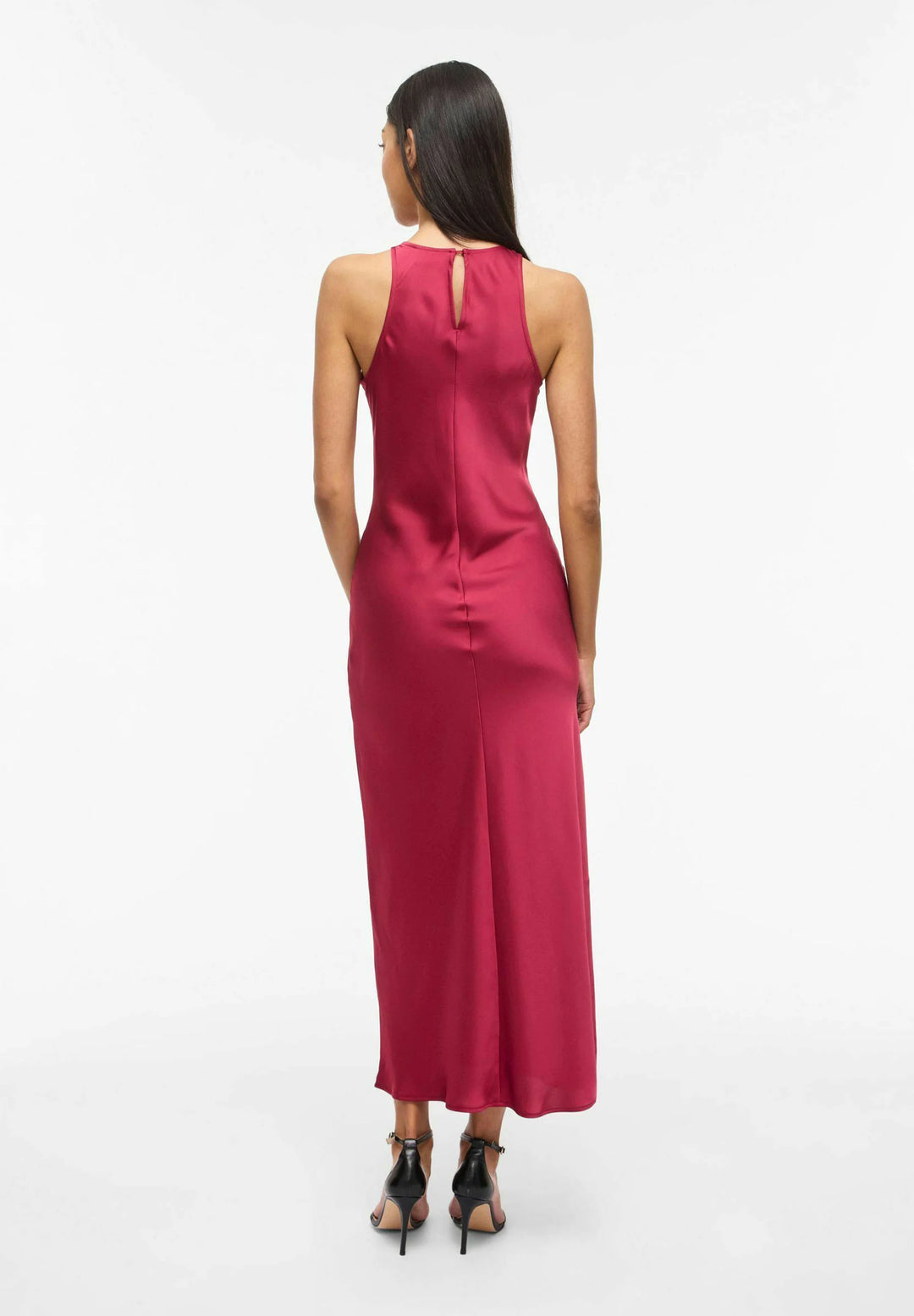 Rochie maxi VILA, vișiniu