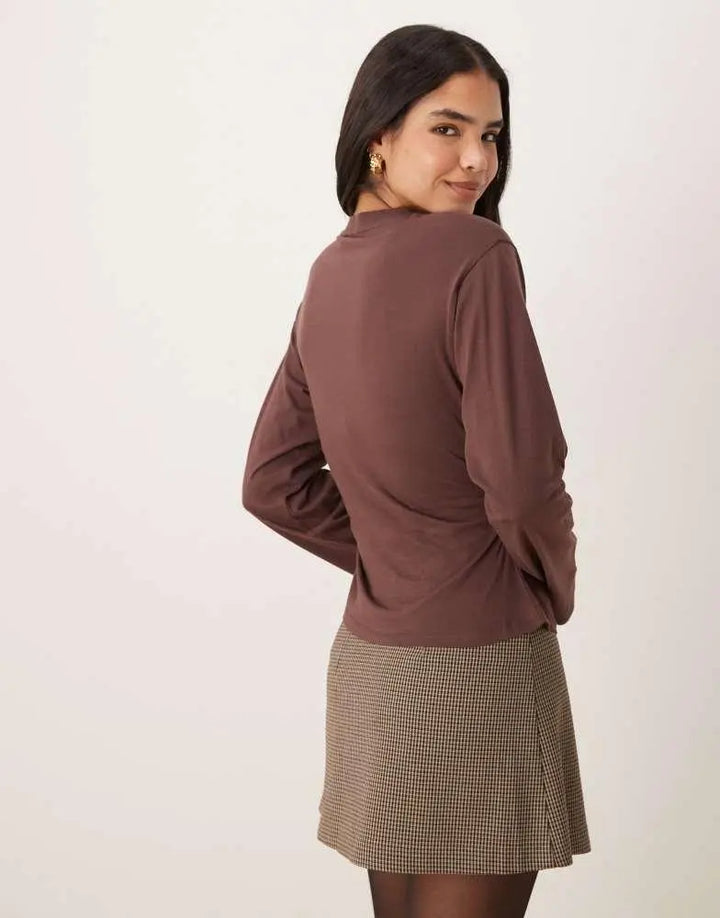 Bluză ASOS, maro
