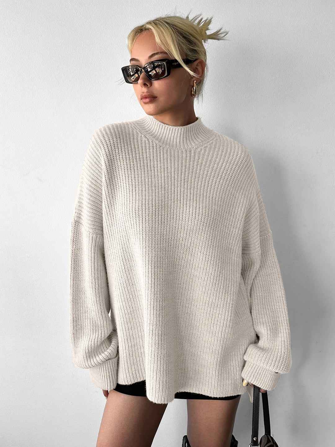 Pulover SHEIN, crem