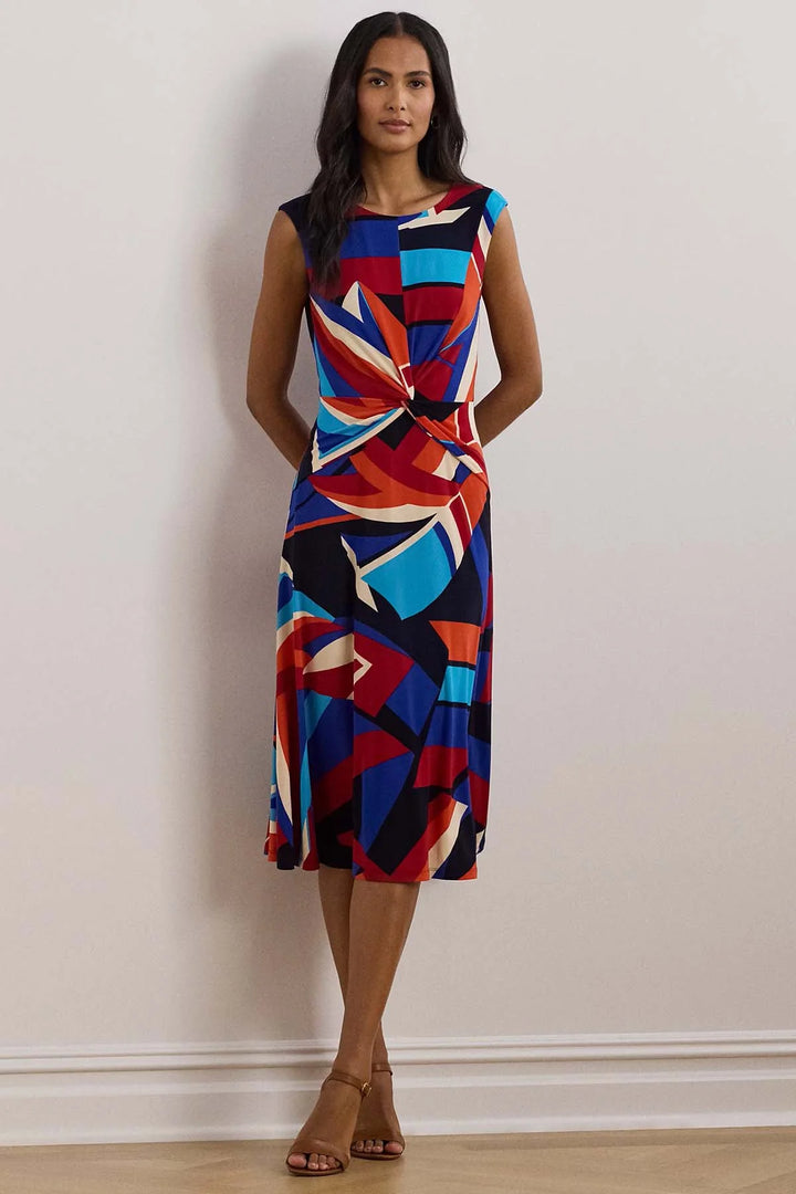 Rochie midi RALPH LAUREN, mix culori