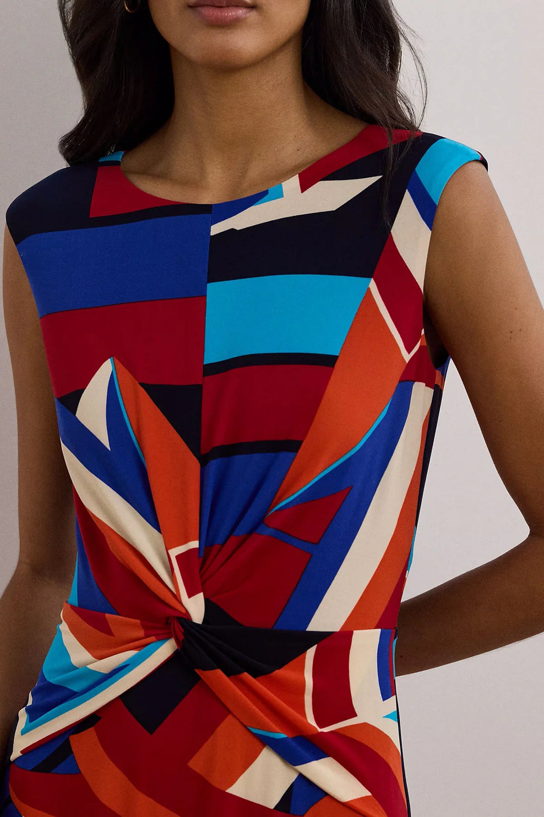 Rochie midi RALPH LAUREN, mix culori