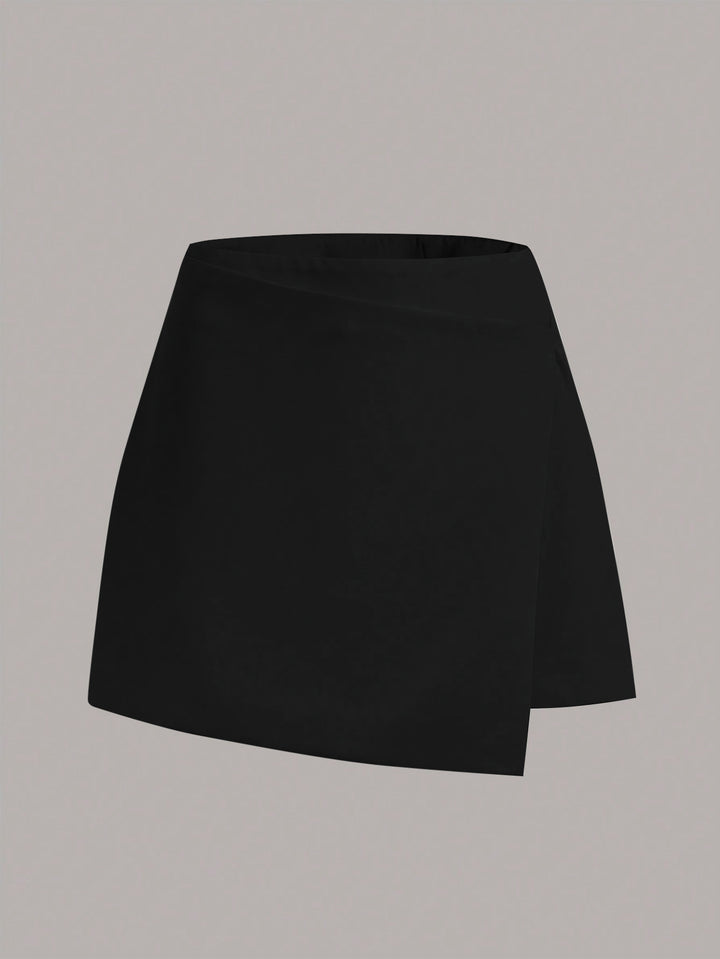 Fustă-pantalon SHEIN, negru