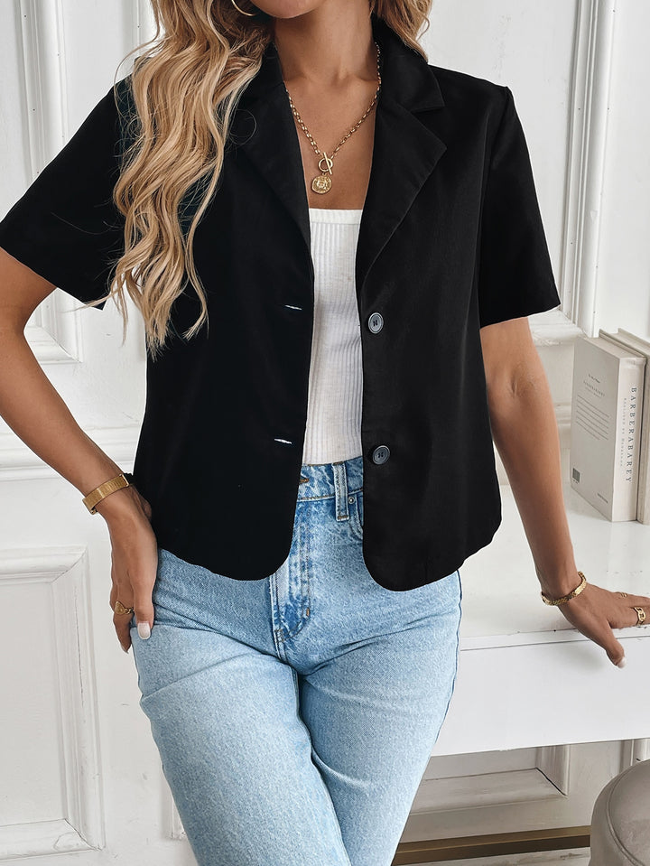 Sacou SHEIN, negru