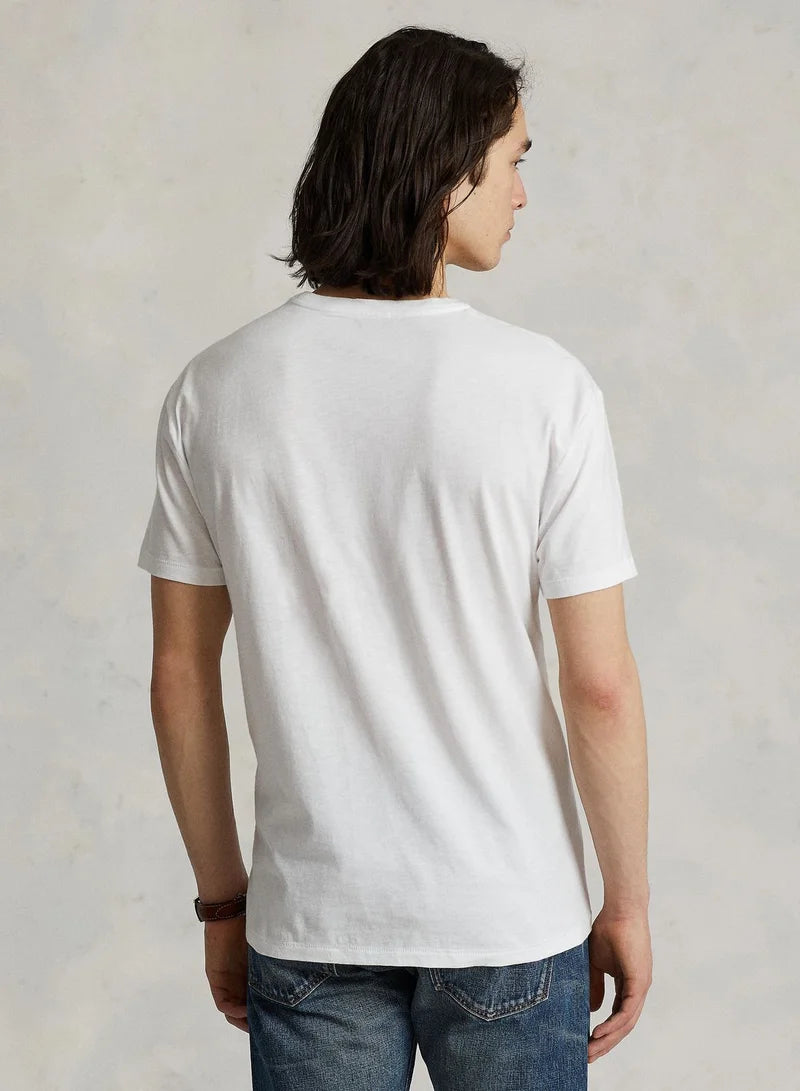 Tricou Polo Ralph Lauren, alb